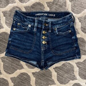 American Eagle Outfitters Dark Blue Jean Shorts